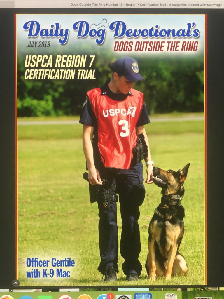 USPCA Region 7 Certification Trial magazine cover